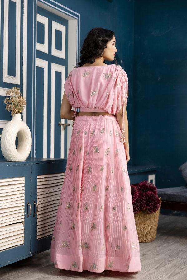 Embroidered Royale Crop Set - Image 13