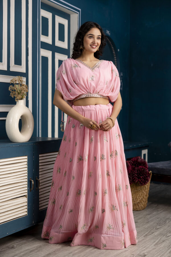 Embroidered Royale Crop Set - Image 14