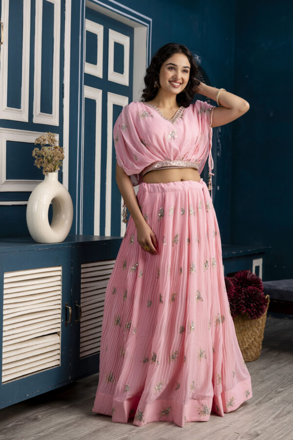 Embroidered Royale Crop Set - Image 6