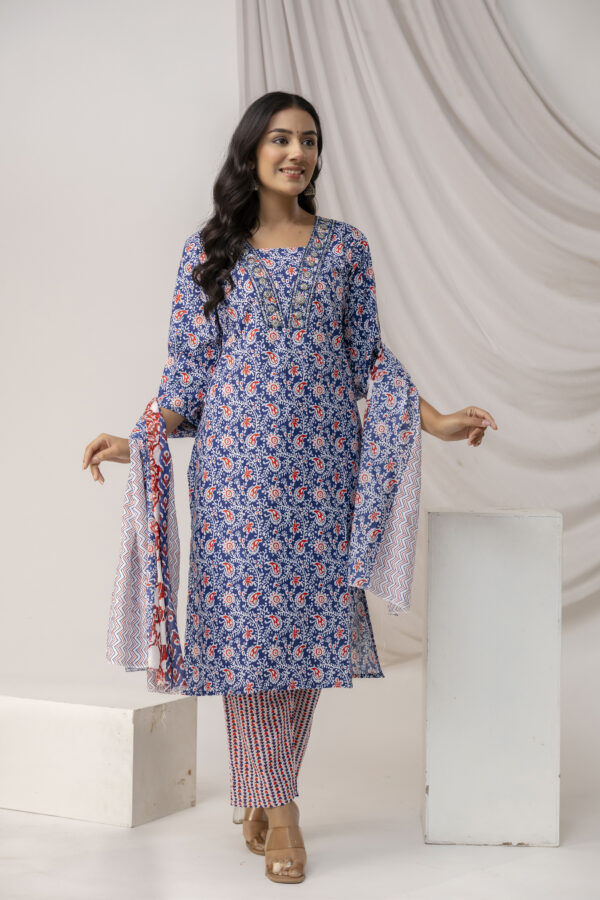 Printed Kurti with Sequence Work - Image 6