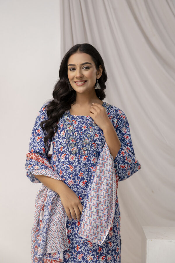 Printed Kurti with Sequence Work - Image 7