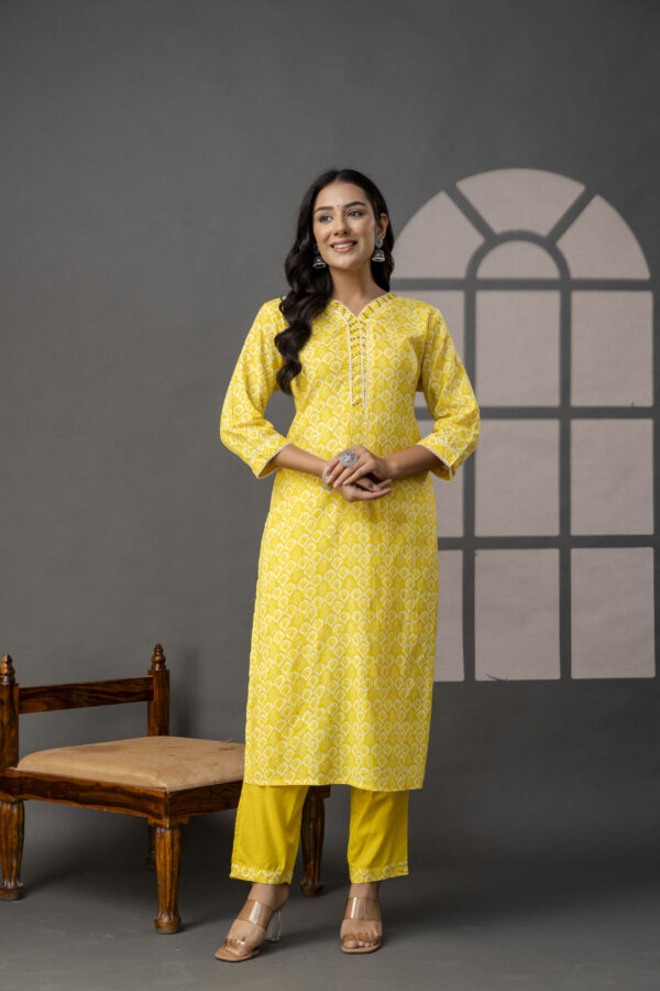 "Tie-Dye Essence Kurti Set" - Image 10