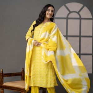 "Tie-Dye Essence Kurti Set"