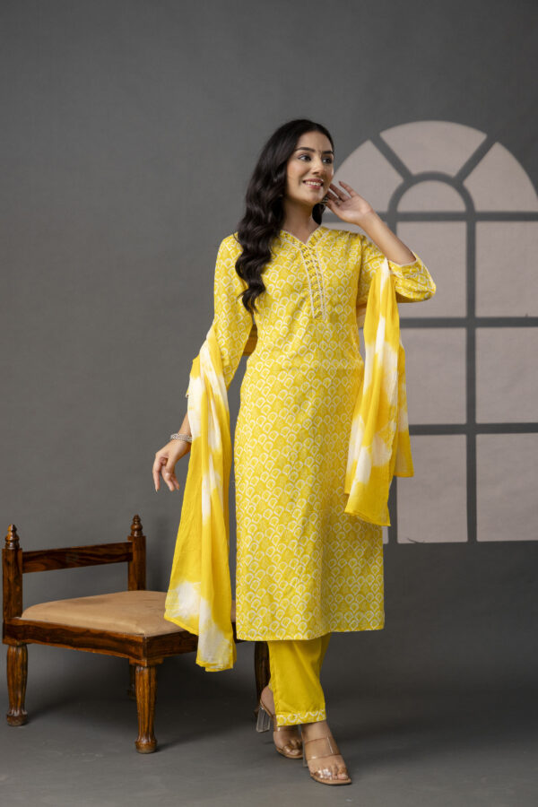 "Tie-Dye Essence Kurti Set" - Image 6