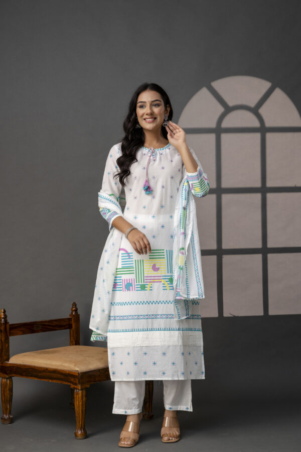 "Artisanal Dori Kurti Set" - Image 7