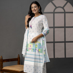 "Artisanal Dori Kurti Set"