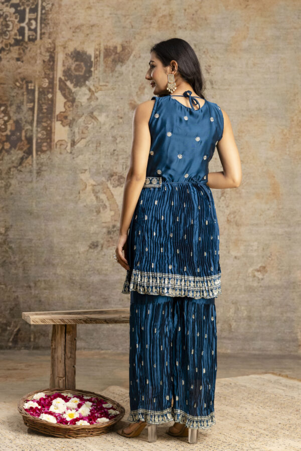 Regal Jari Sharara Set" - Image 9