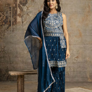 Regal Jari Sharara Set"
