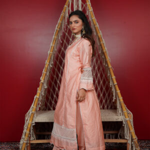 KURTI- COTTON DUPATTA ORGANZA - BOTTOM- COTTON