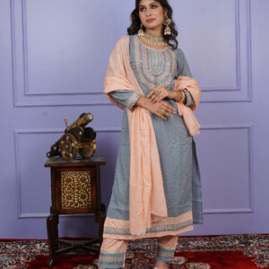 KURTI- COTTON DUPATTA- COTTON BOTTOM-COTTON